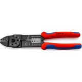 KNIPEX 97 21 215 pinza Crimpatrice rosso/Blu, Crimpatrice, Acciaio, Plastica, Blu/Rosso, 23 cm, 224 g