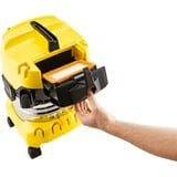 Kärcher WD 4 SV-20, Aspira bagnato / asciutto giallo/in acciaio inox