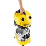 Kärcher  1.628-260, Aspira bagnato / asciutto giallo/in acciaio inox