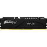 Kingston FURY FURY Beast 32GB 6000MT/s DDR5 CL30 DIMM Black EXPO, Memoria Nero, 32 GB, 1 x 32 GB, DDR5, 288-pin DIMM, Nero