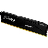 Kingston FURY FURY Beast 32GB 6000MT/s DDR5 CL30 DIMM Black EXPO, Memoria Nero, 32 GB, 1 x 32 GB, DDR5, 288-pin DIMM, Nero