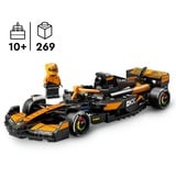 LEGO Auto da corsa McLaren F1® Team MCL38, Giochi di costruzione Set da costruzione, 10 anno/i, Plastica, 269 pz, 294 g