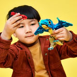 LEGO Dinosauro bebé Jurassic World Pteranodon, Giochi di costruzione Giocattolo Interattivo con Action Figure e Calamaro, Regalo da 7+, Set da costruzione, 7 anno/i, Plastica, 373 pz, 425 g