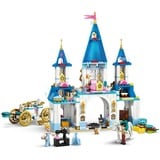 LEGO Disney Princess Castello e carrozza di Cenerentola, Giochi di costruzione Set da costruzione, 6 anno/i, Plastica, 596 pz, 1,12 kg