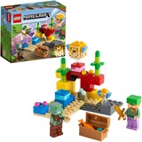 LEGO Minecraft La barriera corallina Set da costruzione, 7 anno/i, Plastica, 92 pz, 120 g