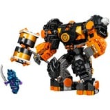 LEGO NINJAGO 71806 Mech Elemento di Terra di Cole, Giochi per Bambini da 7+, Action Figure Personalizzabile con 2 Minifigure, Giochi di costruzione Giochi per Bambini da 7+, Action Figure Personalizzabile con 2 Minifigure, Set da costruzione, 7 anno/i, Plastica, 235 pz, 361 g