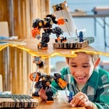 LEGO NINJAGO 71806 Mech Elemento di Terra di Cole, Giochi per Bambini da 7+, Action Figure Personalizzabile con 2 Minifigure, Giochi di costruzione Giochi per Bambini da 7+, Action Figure Personalizzabile con 2 Minifigure, Set da costruzione, 7 anno/i, Plastica, 235 pz, 361 g