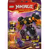 LEGO NINJAGO 71806 Mech Elemento di Terra di Cole, Giochi per Bambini da 7+, Action Figure Personalizzabile con 2 Minifigure, Giochi di costruzione Giochi per Bambini da 7+, Action Figure Personalizzabile con 2 Minifigure, Set da costruzione, 7 anno/i, Plastica, 235 pz, 361 g