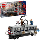 LEGO ǀ Marvel 76321 Spider-Man Contro Doc Ock: Duello sul Treno, Giocattolo con 4 Minifigure da Collezione, Idea Regalo 9+, Giochi di costruzione Giocattolo con 4 Minifigure da Collezione, Idea Regalo 9+, Set da costruzione, 9 anno/i, Plastica, 393 pz, 525 g