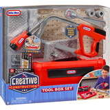 MGA Entertainment Little Tikes Creative Construction - Set Cassetta degli Attrezzi, I ragazzi di attrezzo 