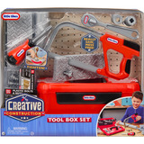 MGA Entertainment Little Tikes Creative Construction - Set Cassetta degli Attrezzi, I ragazzi di attrezzo 
