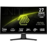 MSI MAG 275CQFDE E18 Monitor PC 68,6 cm (27") 2560 x 1440 Pixel Wide Quad HD Nero, Monitor di gioco Nero, 68,6 cm (27"), 2560 x 1440 Pixel, Wide Quad HD, 0,5 ms, Nero
