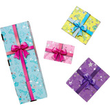 Mattel Barbie Party Unboxed Serie Compleanno Animale Domestico - vestito viola, Bambola 