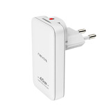 Nevox Caricatore USB-C sottile DUAL 45W GaN EU / US, Caricabatterie bianco