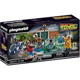 PLAYMOBIL Back to the Future Part II Hoverboard Chase, Giochi di costruzione Polizia, 5 anno/i, Multicolore, Plastica