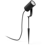 Philips Hue Faretto per esterni Lily, Luce LED Nero, Philips Hue White and Color ambiance Faretto per esterni Lily, Luce a sospensione intelligente, ZigBee, Nero, LED, Alluminio, Lampadina/e non sostituibile/i