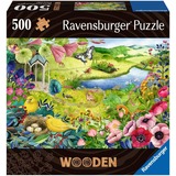 Ravensburger Puzzle di legno Giardino selvaggio 