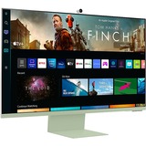 SAMSUNG Smart Monitor M8 - M80B da 32'' UHD Flat verde chiaro, 81,3 cm (32"), 3840 x 2160 Pixel, 4K Ultra HD, 4 ms, Verde, Bianco