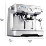Sage the Dual Boiler Siebträgermaschine SES920BSS4EEU1, Macchina per espresso acciaio inox satinato
