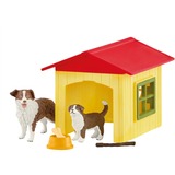 Schleich Farm World Friendly Dog House 3 anno/i, Multicolore
