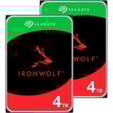Seagate IronWolf NAS 2 x 4 TB Bundle, Hard-disk 