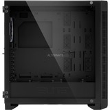 Sharkoon ELITE SHARK CA200G Midi Tower Nero, Torre grande telaio Nero, Midi Tower, PC, Nero, ATX, CEB, EATX, EEB, micro ATX, Mini-ITX, Blu, Verde, Rosso, 16,5 cm