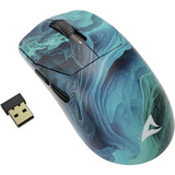 Sharkoon SKILLER SGM25W Ocean, Mouse da gioco turchese/Blu