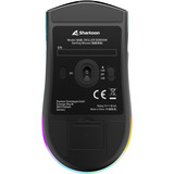 Sharkoon SKILLER SGM25W Ocean, Mouse da gioco turchese/Blu