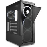 Sharkoon TK5M RGB ATX Desktop Nero Nero, Desktop, PC, Nero, ATX, micro ATX, Mini-ITX, Metallo, Plastica, Vetro temperato, Multi