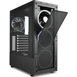 Sharkoon TK5M RGB ATX Desktop Nero, Chassis Tower Nero, Desktop, PC, Nero, ATX, micro ATX, Mini-ITX, Metallo, Plastica, Vetro temperato, Multi