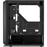 Sharkoon TK5M RGB ATX Desktop Nero, Chassis Tower Nero, Desktop, PC, Nero, ATX, micro ATX, Mini-ITX, Metallo, Plastica, Vetro temperato, Multi