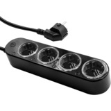 Shelly Multipresa Power Strip 4 Gen4, Ciabatta Nero