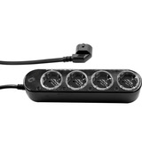 Shelly Multipresa Power Strip 4 Gen4, Ciabatta Nero