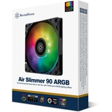 SilverStone Air Slimmer 90 ARGB, Ventola Nero
