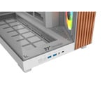 Thermaltake CA-11E-00M6WN-WS, Chassis Tower bianco/legno
