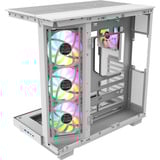 Thermaltake CA-11E-00M6WN-WS, Chassis Tower bianco/legno