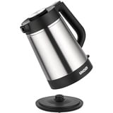 Unold 18715 bollitore elettrico 1,5 L 1800 W Nero, Acciaio inox accaio/Nero, 1,5 L, 1800 W, Nero, Acciaio inox, Plastica, Acciaio inox, Indicatore del livello dell'acqua, Senza filo