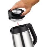 Unold 18715 bollitore elettrico 1,5 L 1800 W Nero, Acciaio inox accaio/Nero, 1,5 L, 1800 W, Nero, Acciaio inox, Plastica, Acciaio inox, Indicatore del livello dell'acqua, Senza filo
