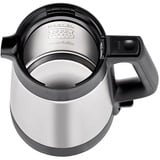 Unold 18715 bollitore elettrico 1,5 L 1800 W Nero, Acciaio inox accaio/Nero, 1,5 L, 1800 W, Nero, Acciaio inox, Plastica, Acciaio inox, Indicatore del livello dell'acqua, Senza filo