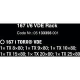 Wera 167 i/6 Set di cacciaviti Kraftform Plus Serie 100, VDE, Cacciavite rosso/Giallo