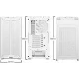 be quiet! BGW77, Chassis Tower bianco