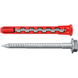 fischer Tassello a gambo lungo HybridPower 10x90 FUS K rosso/grigio