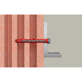 fischer Tassello a gambo lungo HybridPower 10x90 FUS K rosso/grigio