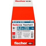 fischer Vite per legno PowerFast II 8,0x220 testa svasata TX 