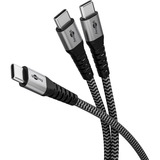 goobay 75739, Cavo Nero/grigio