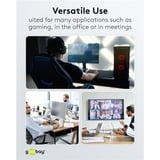 goobay Cavo Ethernet USB-C 3.2 Gen2 connettore > connettore RJ-45, Scheda di rete Nero/Argento