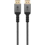 goobay Cavo Plus DisplayPort 1.4, 8K @ 60Hz grigio