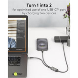 goobay Cavo USB 2.0, connettore USB-C > connettore USB-C Nero/grigio
