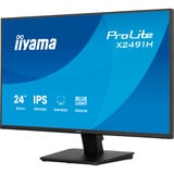 iiyama ProLite X2491H-B1, Monitor LED Nero (opaco)