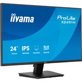 iiyama X2491H-B1, Monitor LED Nero (opaco)